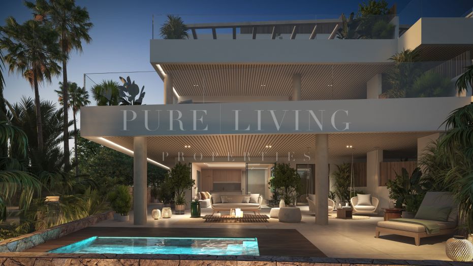 Four-Bedroom Boutique Apartment in Cabopino Golf with Sea Views