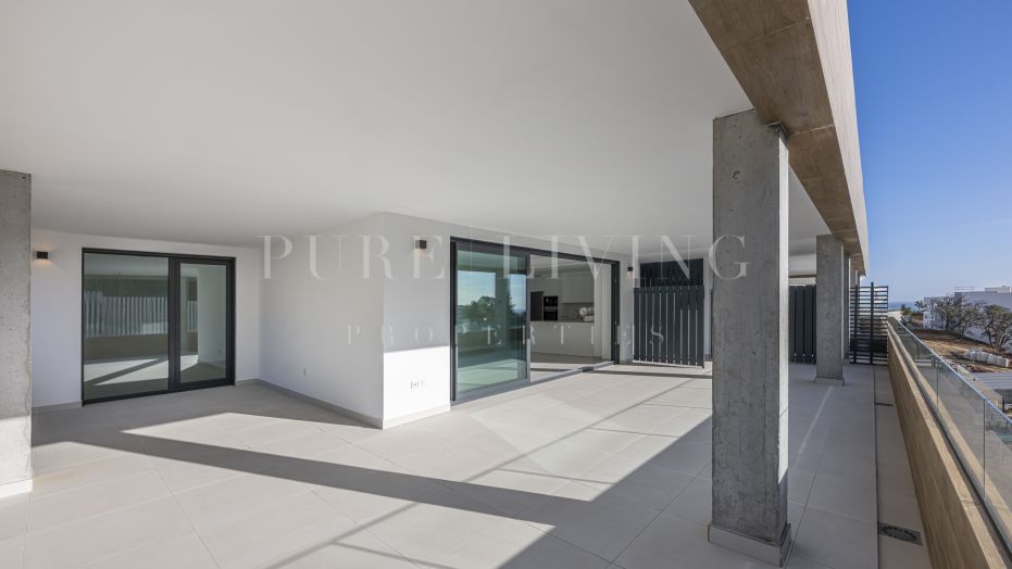 Appartement moderne de 3 chambres avec vue imprenable sur la mer