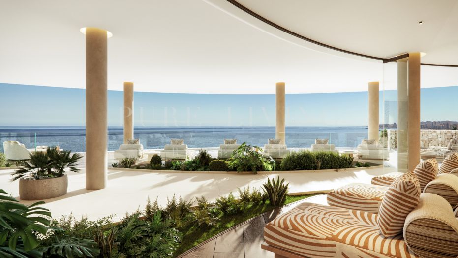 Modern 2-bedroom apartment with incredible sea views located in Carvajal, Fuengirola