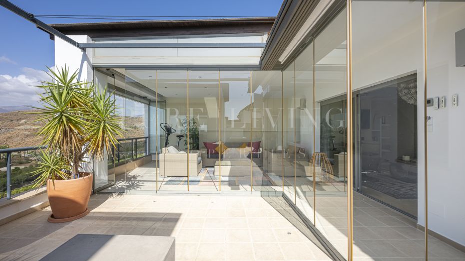 Penthouse te koop in Los Flamingos Benahavis met prachtig uitzicht