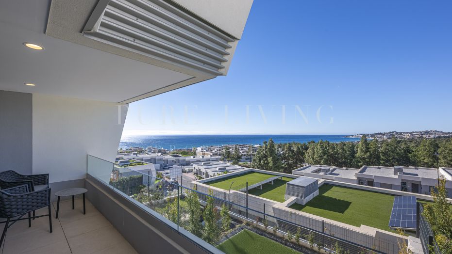 Modern townhouse for sale with stunning sea views in Mijas Costs
