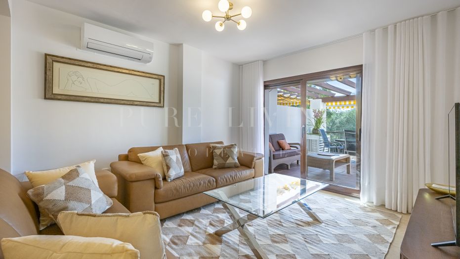 Gemeubileerd 3-slaapkamerappartement voor lange termijn verhuur in Coto Real, Golden Mile Marbella