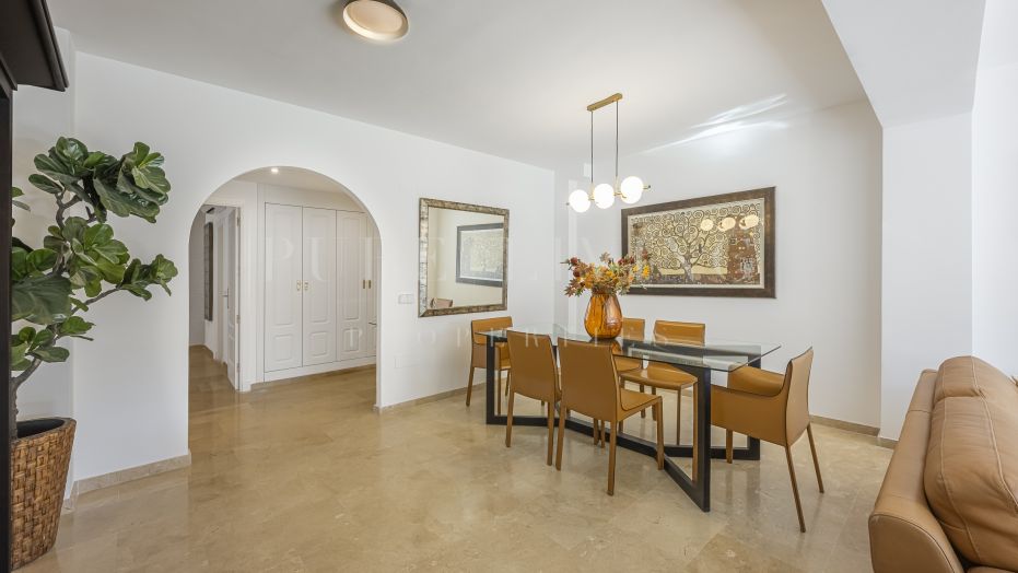 Gemeubileerd 3-slaapkamerappartement voor lange termijn verhuur in Coto Real, Golden Mile Marbella