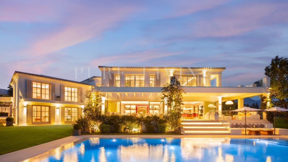 Luxe villa aan de golfbaan in Nueva Andalucía