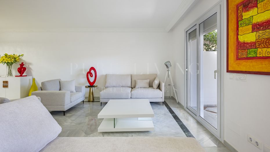 Het elegante appartement op de begane grond in Monte Paraíso, Golden Mile – Marbella