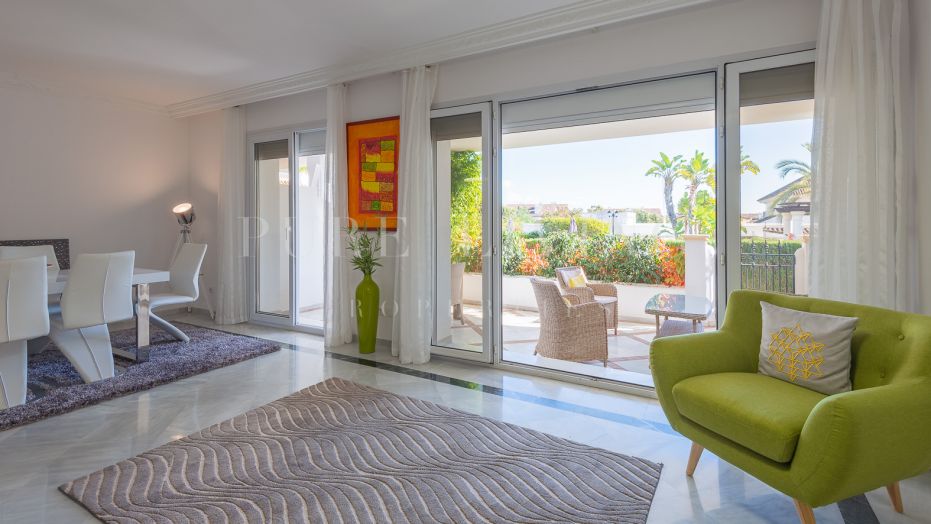 L'élégant appartement au rez-de-chaussée de Monte Paraíso, Golden Mile – Marbella