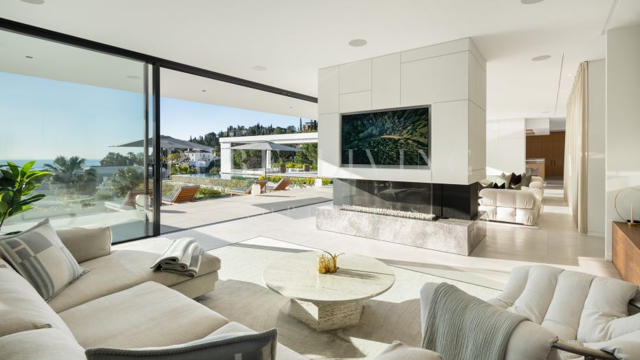 Verbazingwekkende Villa met uitzicht op zee in El Madroñal, Marbella