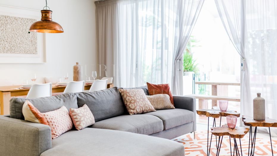 Licht en modern appartement met drie slaapkamers op de begane grond in Puente Romano