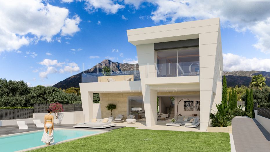 Spectaculaire villa moderne sur plan à vendre à Nagüeles, Marbella Golden Mile