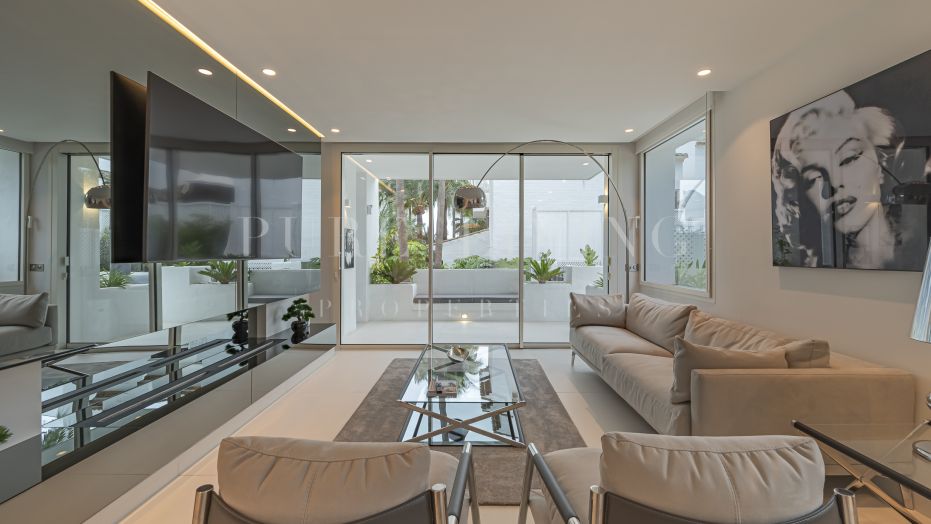 Appartement de trois chambres à Marina del Puente Romano- la meilleure destination de Marbella pour une vie haut de gamme.