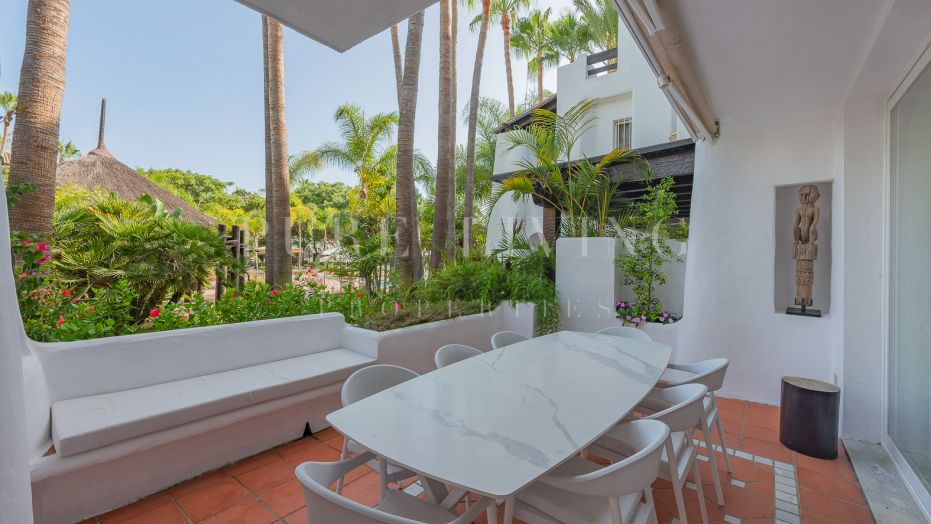 Appartement avec jardin ensoleillé à Puente Romano