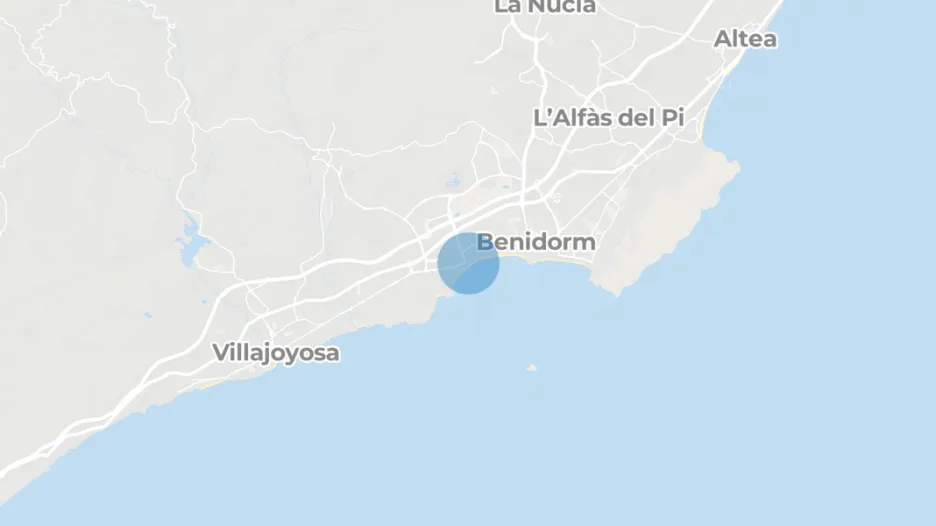 Playa de Poniente, Benidorm, Alicante province