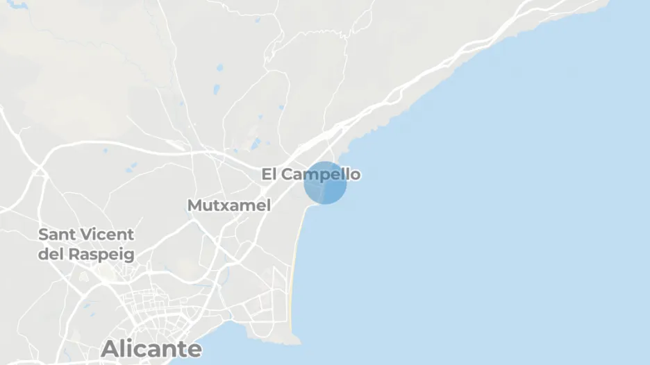 Primera línea playa, Playa Carrer la Mar, El Campello, Alicante provincia