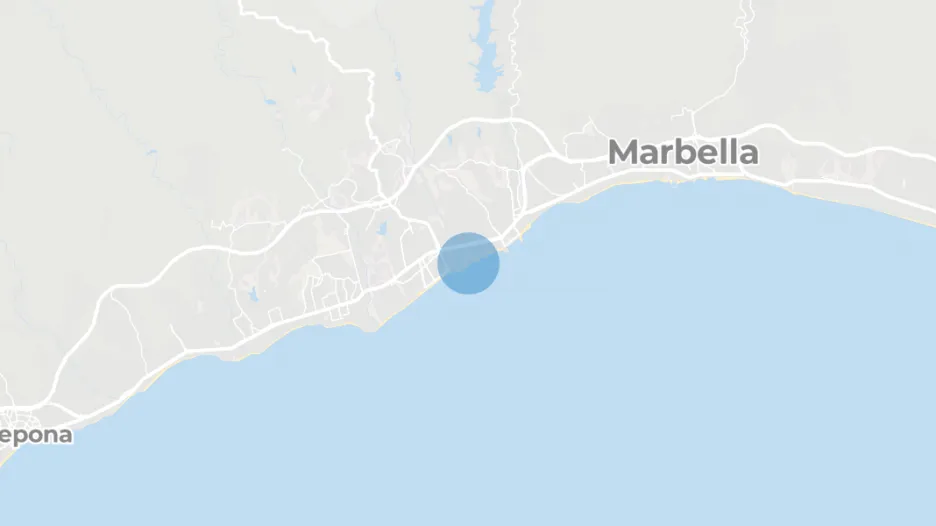 Frontline beach, Ventura del Mar, Marbella, Malaga province