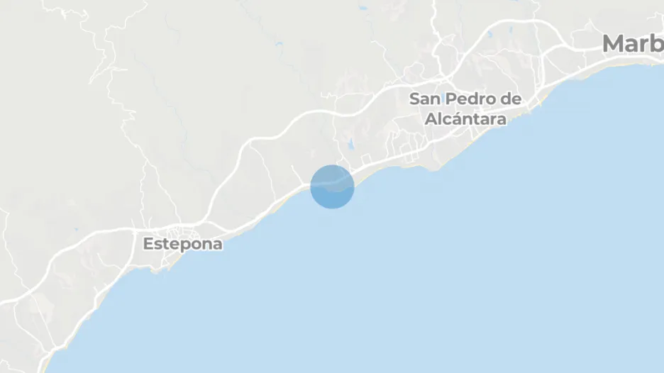 Frontline beach, Torre Bermeja, Estepona, Malaga province