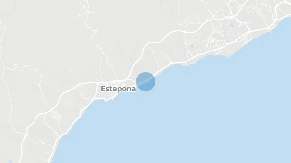 Frontline beach, Bahia de la Plata, Estepona, Malaga province