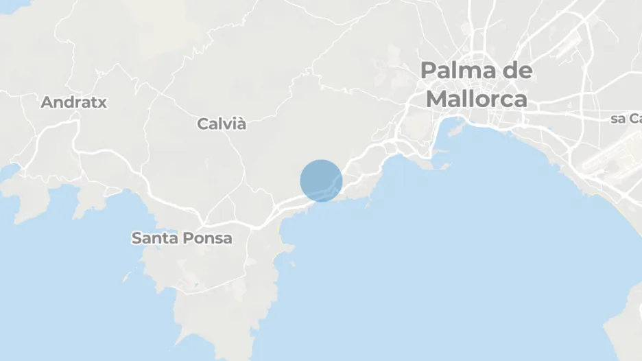 Cerca del golf, Costa d’en Blanes, Calvia, Islas Baleares provincia
