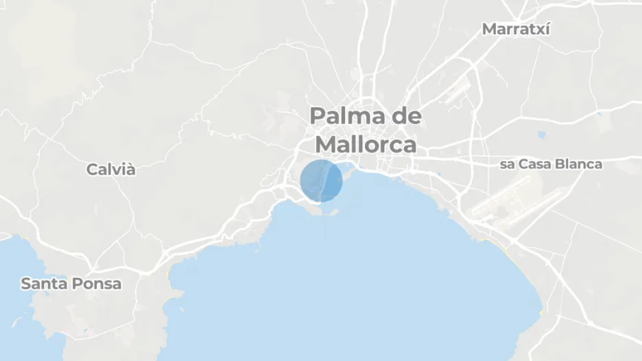 Frontline beach, El Terreno, Palma de Mallorca, Balearic Islands