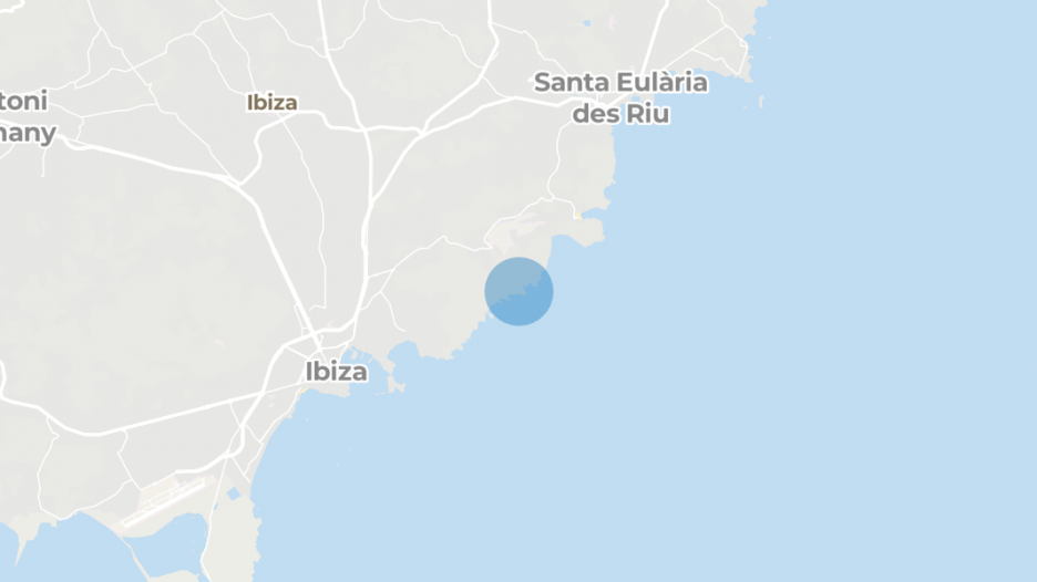 Frontline beach, Near golf, Roca Llisa, Santa Eulalia del Río, Balearic Islands province