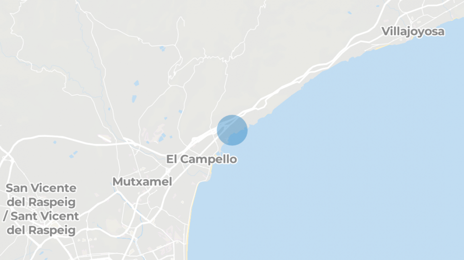 Primera línea playa, Amerador, El Campello, Alicante provincia