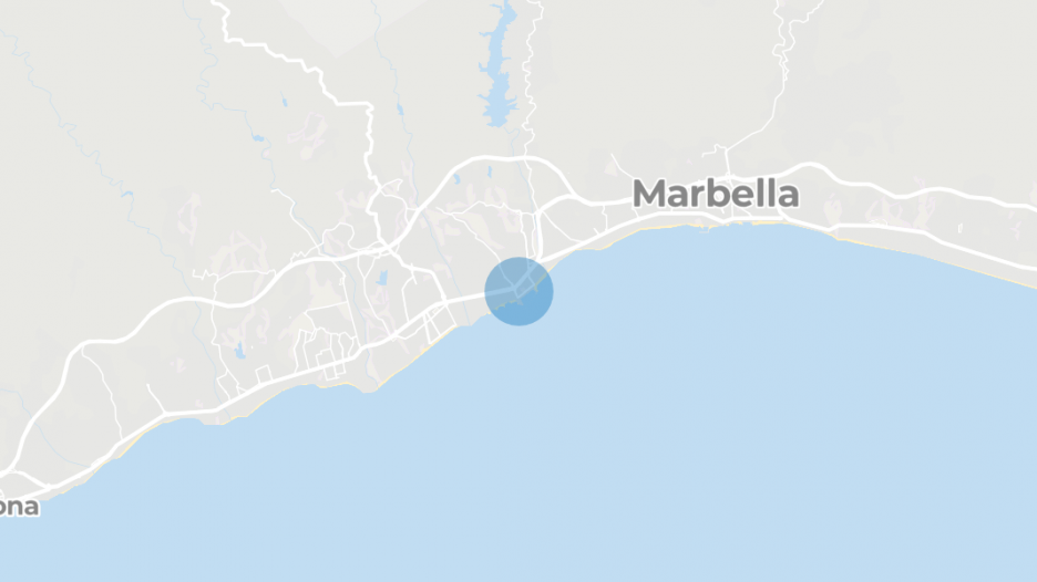 Frontline beach, Jardines del Puerto, Marbella, Malaga province