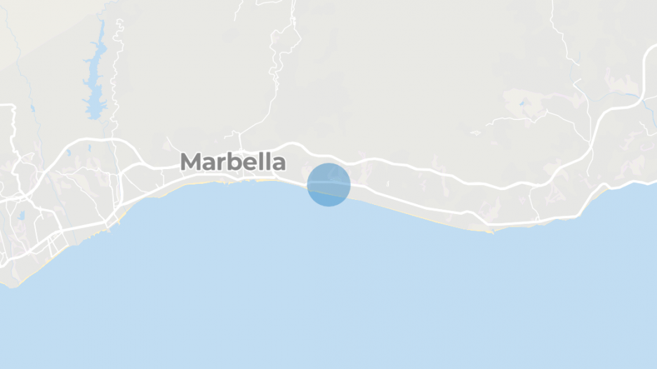 Frontline beach, Bahia de Marbella, Marbella, Malaga province