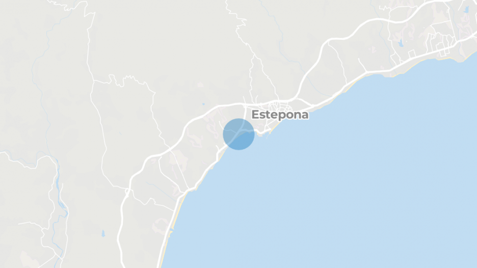 Frontline beach, Bahía de Estepona, Estepona, Malaga province