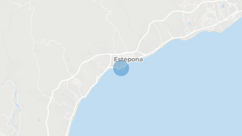Frontline beach, Estepona Puerto, Estepona, Malaga province