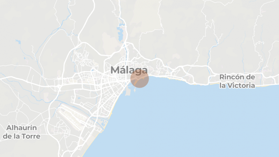 Frontline beach, La Malagueta - La Caleta, Malaga, Malaga province