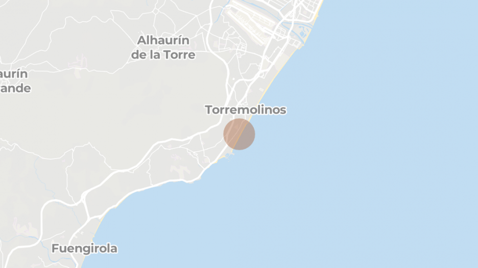 Frontline beach, La Carihuela, Torremolinos, Malaga province