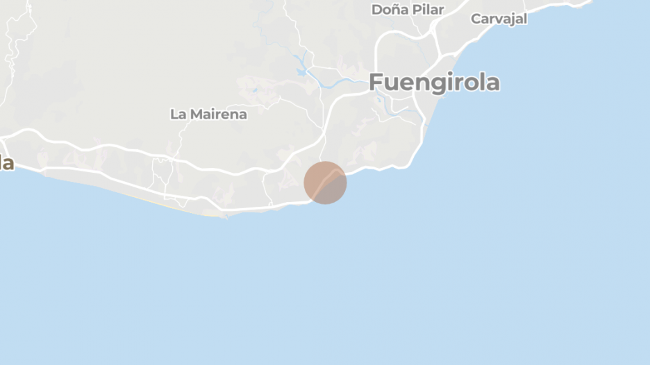 Frontline beach, Butiplaya, Mijas Costa, Malaga province