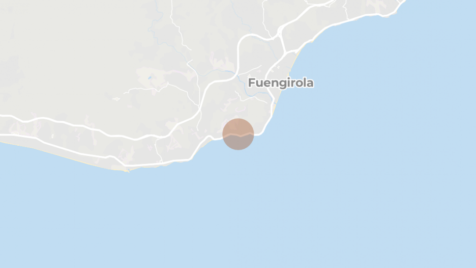 Frontline beach, El Chaparral, Mijas Costa, Málaga provinz