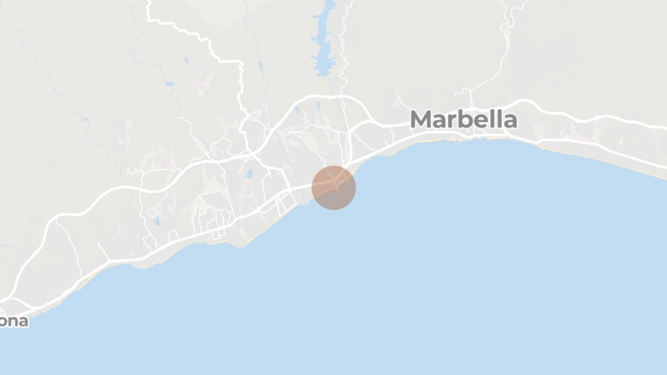 Frontline beach, Gray D'Albion, Marbella, Málaga provinz