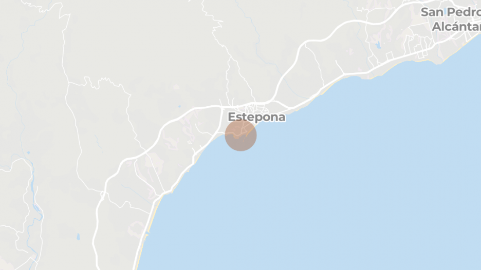 Frontline beach, Puerto Paraíso, Estepona, Málaga provinz