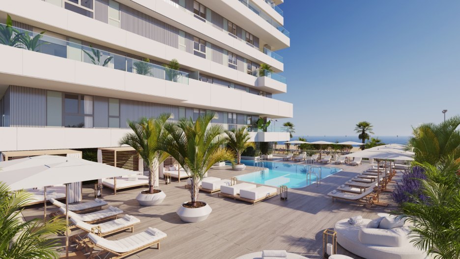 Image of a spectacular apartment for sale in the Exclusive Tower in Malaga West