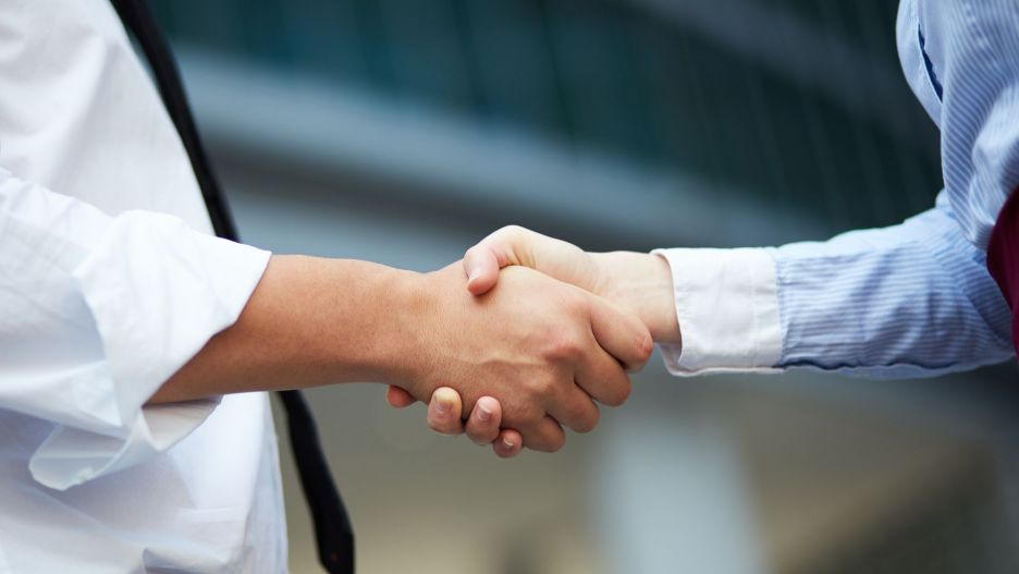 Business agreement - handshake