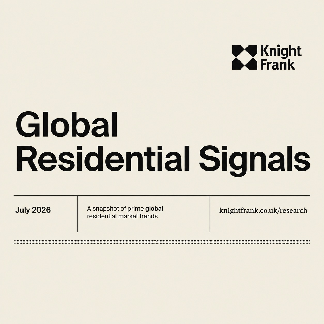 Knight Frank’s Global Residential Signals