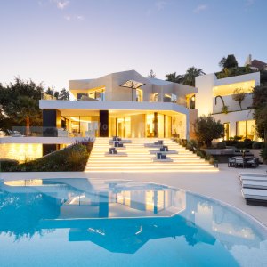 Villa in El Herrojo mit Panoramablick