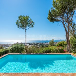 La Montua, Villa with panoramic views in the hills of Marbella