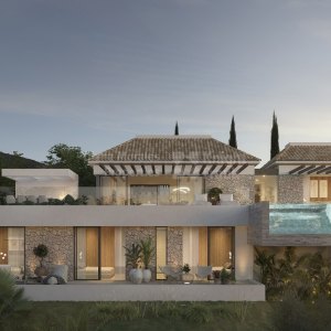 Four-bedroom two-level villa with golf views in La Cala Golf Resort