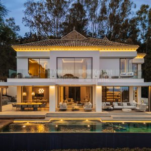 El Herrojo, The Ridge, villa with open views of the golf course and the sea