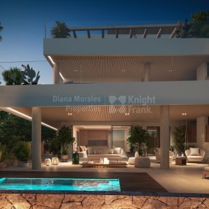 Cabopino, Südlich ausgerichtete Erdgeschosswohnung mit Meer- und Bergblick