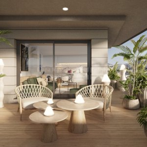 Estepona Town, Three-bedroom sixth floor duplex penthouse close to Estepona Marina