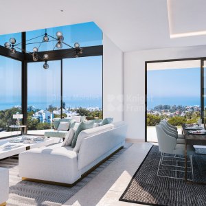 Rio Real, Doppelhaushälfte in einer geschlossenen Wohnanlage mit Aussicht