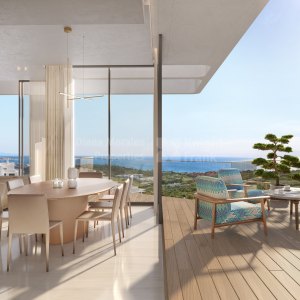 Finca Cortesin, Three bedroom branded apartment in Casares with golf and sea views