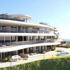 Benahavis, Apartamento de 3 dormitorios en 1ª planta con vistas al mar y a la montaña