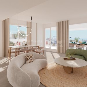 Second-floor two-bedroom apartment in Estepona Town