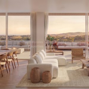 Dachgeschosswohnung mit 3 Schlafzimmern und Dachterrasse in Finca Cortesín