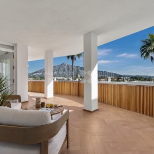 Jardines de Andalucia, Jardines 10, appartement avec vue sur La Concha à Nueva Andalucía