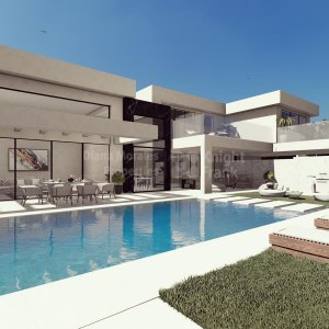 Estepona Oeste, Villa de nueva construcción en Valle Romano, Estepona